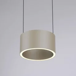 Paul Neuhaus LED Pendelleuchte PURE Clipse, bronce, Fernbedienung, dimmbar