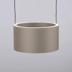Paul Neuhaus LED Pendelleuchte PURE Clipse, bronce, Fernbedienung, dimmbar