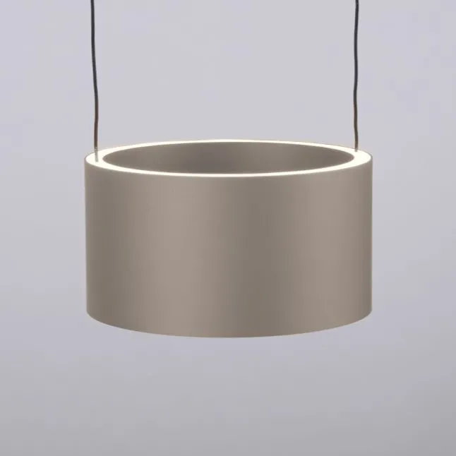 Paul Neuhaus LED Pendelleuchte PURE Clipse, bronce, Fernbedienung, dimmbar