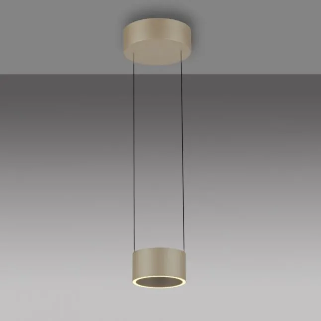 Paul Neuhaus LED Pendelleuchte PURE Clipse, bronce, Fernbedienung, dimmbar