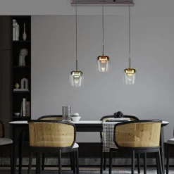 Paul Neuhaus LED Pendelleuchte Q-KON 3-flammig mehrfarbig Smart Home