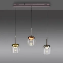Paul Neuhaus LED Pendelleuchte Q-KON 3-flammig mehrfarbig Smart Home