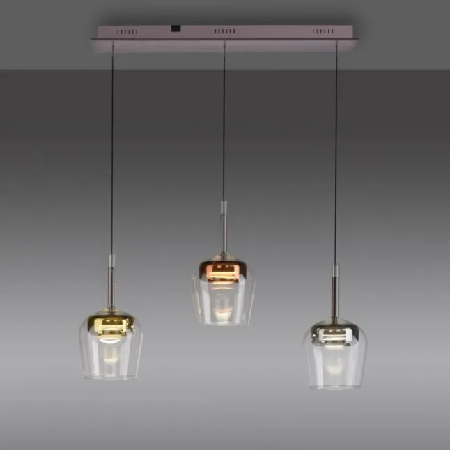 Paul Neuhaus LED Pendelleuchte Q-KON 3-flammig mehrfarbig Smart Home