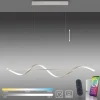 Paul Neuhaus LED Pendelleuchte Q-SWING silber Smart Home dimmbar FB