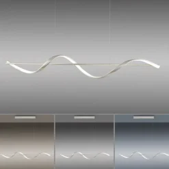Paul Neuhaus LED Pendelleuchte Q-SWING silber Smart Home dimmbar FB
