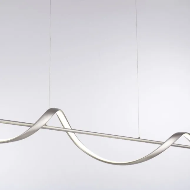 Paul Neuhaus LED Pendelleuchte Q-SWING silber Smart Home dimmbar FB