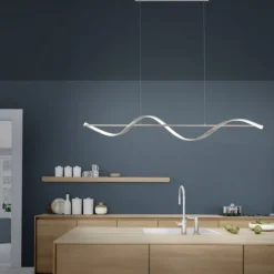 Paul Neuhaus LED Pendelleuchte Q-SWING silber Smart Home dimmbar FB