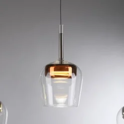 Paul Neuhaus LED Pendelleuchte Q-KON 1-flammig kupfer Smart Home App