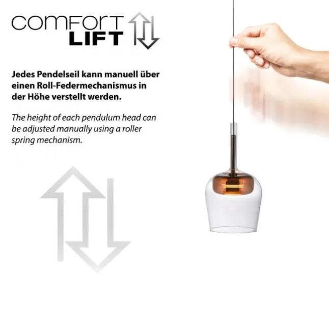 Paul Neuhaus LED Pendelleuchte Q-KON 1-flammig kupfer Smart Home App
