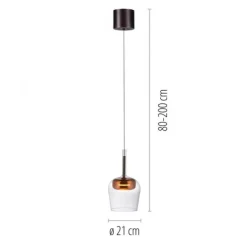 Paul Neuhaus LED Pendelleuchte Q-KON 1-flammig kupfer Smart Home App