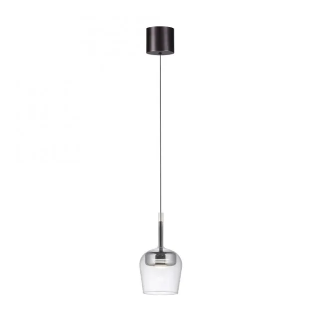 Paul Neuhaus LED Pendelleuchte Q-KON 1-flammig silber Smart Home App