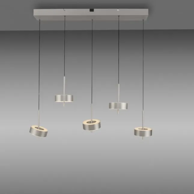 Paul Neuhaus LED Pendelleuchte Q-ROTATE 5flammig höhenverstellbar Smarthome