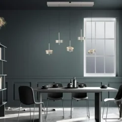 Paul Neuhaus LED Pendelleuchte Q-ROTATE 5flammig höhenverstellbar Smarthome