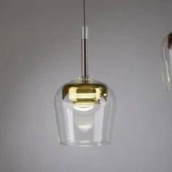 Paul Neuhaus LED Pendelleuchte Q-KON 1-flammig gold Smart Home App