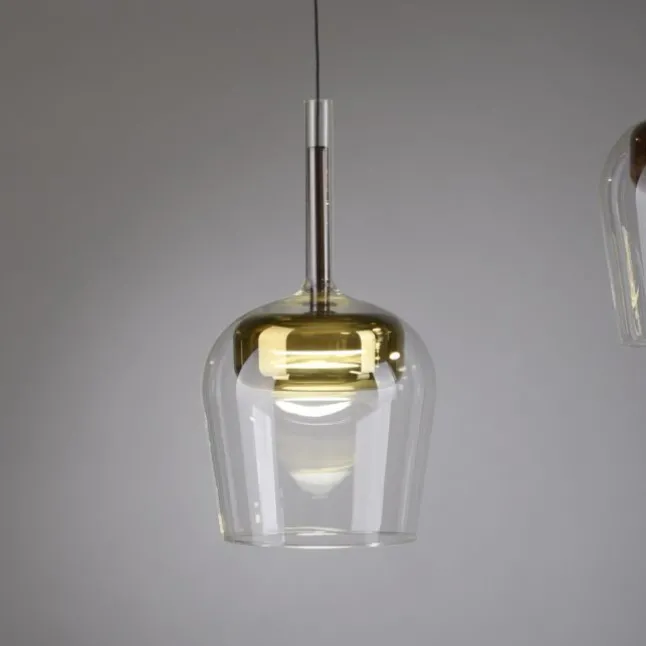 Paul Neuhaus LED Pendelleuchte Q-KON 1-flammig gold Smart Home App