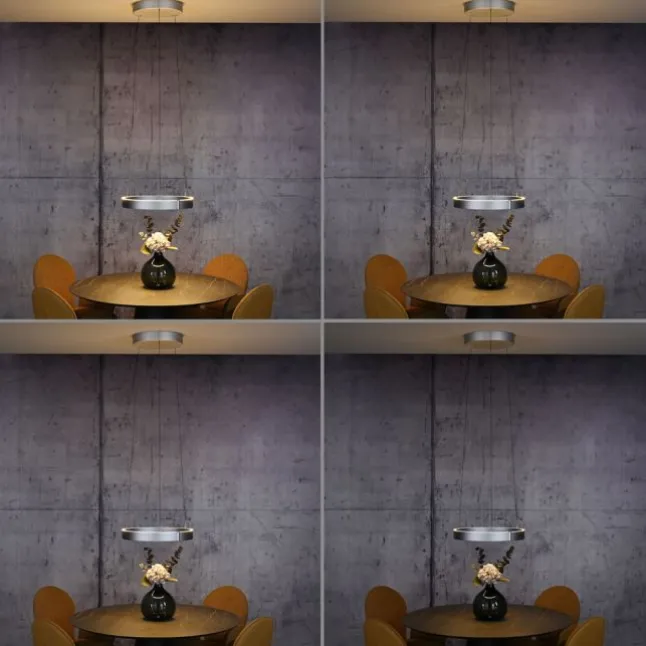 Paul Neuhaus LED Pendelleuchte PURE E-Clipse stone (alu) elektrisch
