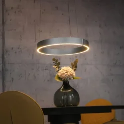 Paul Neuhaus LED Pendelleuchte PURE E-Clipse stone (alu) elektrisch