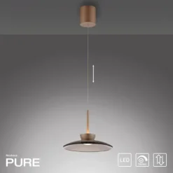 Paul Neuhaus LED Pendelleuchte PURE Moon bronce höhenverstellbar