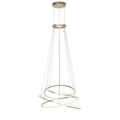Paul Neuhaus LED Pendelleuchte PURE Flying Rings,bronce