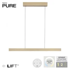 Paul Neuhaus LED Pendelleuchte PURE E-Motion imperial gold elektrisch