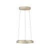 Paul Neuhaus LED Pendelleuchte PURE E-Loop ivory gold elektrisch