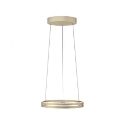 Paul Neuhaus LED Pendelleuchte PURE E-Loop ivory gold elektrisch