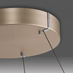 Paul Neuhaus LED Pendelleuchte PURE E-Loop ivory gold elektrisch