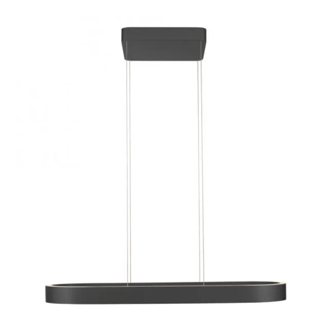 Paul Neuhaus LED Pendelleuchte Q-STRETTO, schwarz, mit Fernbedienung