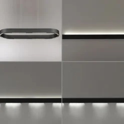 Paul Neuhaus LED Pendelleuchte Q-STRETTO, schwarz, mit Fernbedienung