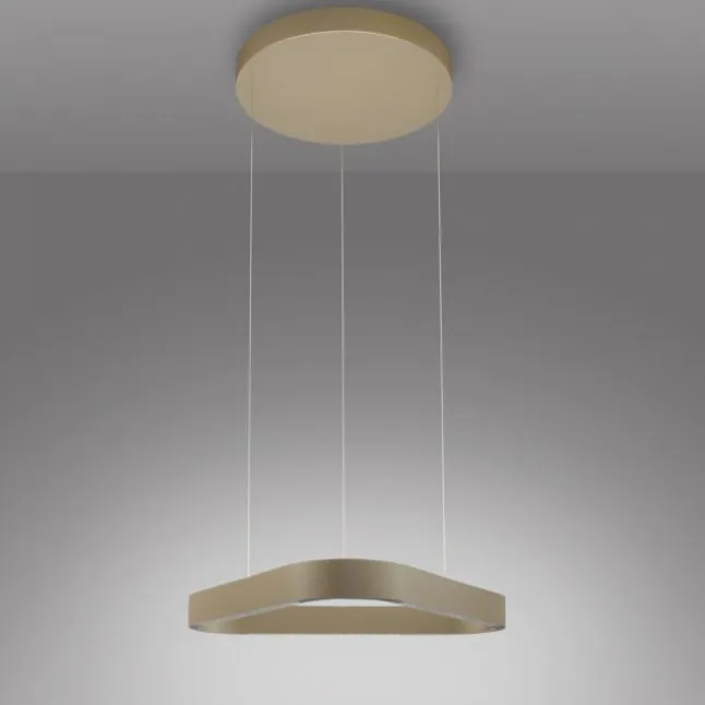 Paul Neuhaus LED Pendelleuchte Q-STRETTO, bronce,