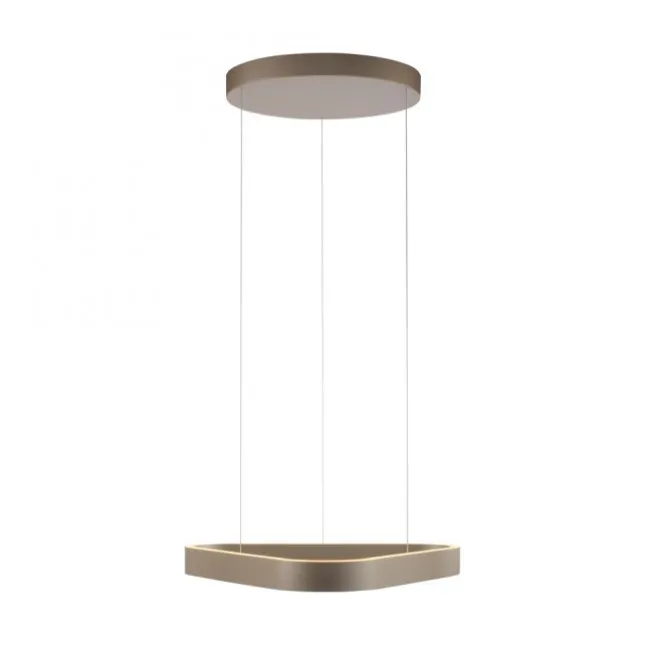 Paul Neuhaus LED Pendelleuchte Q-STRETTO, bronce,