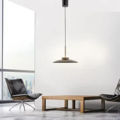 Paul Neuhaus LED Pendelleuchte PURE E-Moon bronce elekrisch