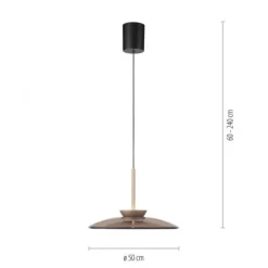 Paul Neuhaus LED Pendelleuchte PURE E-Moon bronce elekrisch