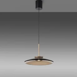 Paul Neuhaus LED Pendelleuchte PURE E-Moon bronce elekrisch