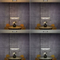 Paul Neuhaus LED Pendelleuchte PURE E-Loop stone (alu) elektrisch