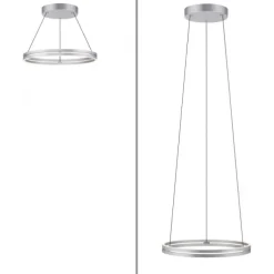 Paul Neuhaus LED Pendelleuchte PURE E-Loop stone (alu) elektrisch