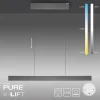 Paul Neuhaus LED Pendelleuchte PURE E-Motion platin (grau) elektrisch