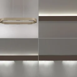 Paul Neuhaus LED Pendelleuchte Q-STRETTO, bronce