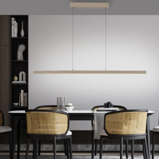Paul Neuhaus LED Pendelleuchte ADRIANA, Comfort Lift, bronce
