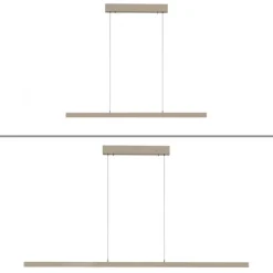 Paul Neuhaus LED Pendelleuchte ADRIANA, Comfort Lift, bronce