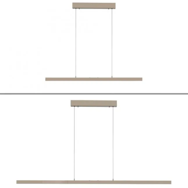 Paul Neuhaus LED Pendelleuchte ADRIANA, Comfort Lift, bronce