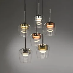Paul Neuhaus LED Pendelleuchte Q-KON 6-flammig mehrfarbig Smart Home