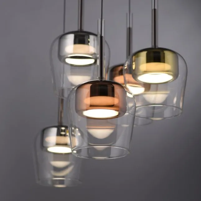 Paul Neuhaus LED Pendelleuchte Q-KON 5-flammig mehrfarbig Smart Home