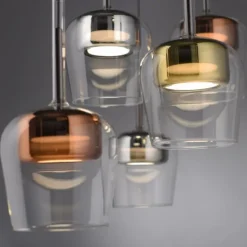 Paul Neuhaus LED Pendelleuchte Q-KON 5-flammig mehrfarbig Smart Home