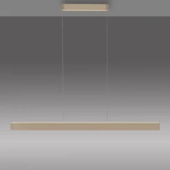 Paul Neuhaus LED Pendelleuchte Q-STRETTO, bronce,