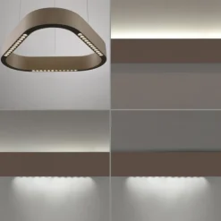 Paul Neuhaus LED Pendelleuchte Q-STRETTO, bronce