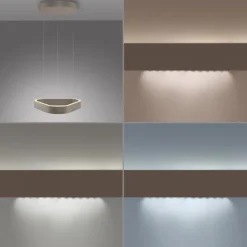 Paul Neuhaus LED Pendelleuchte Q-STRETTO, bronce
