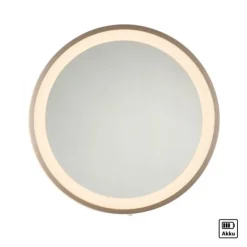 Paul Neuhaus LED Spiegel VIDRO, bronce,