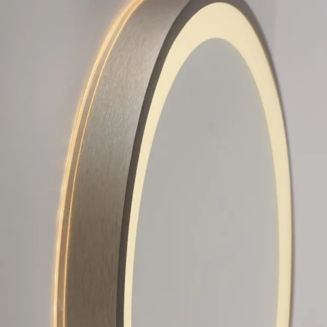 Paul Neuhaus LED Spiegel VIDRO, bronce,