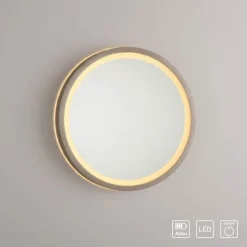 Paul Neuhaus LED Spiegel VIDRO, bronce,